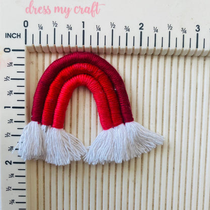 Macrame Rainbow Red (1)