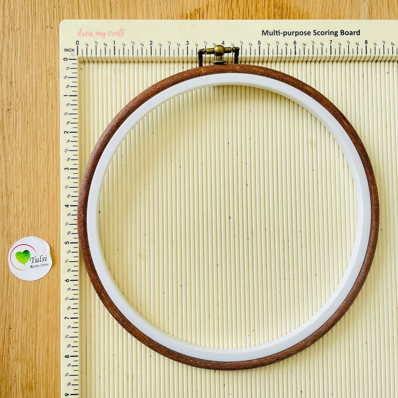 Round Embroidery Ring (Set of 3) / Resin Frame