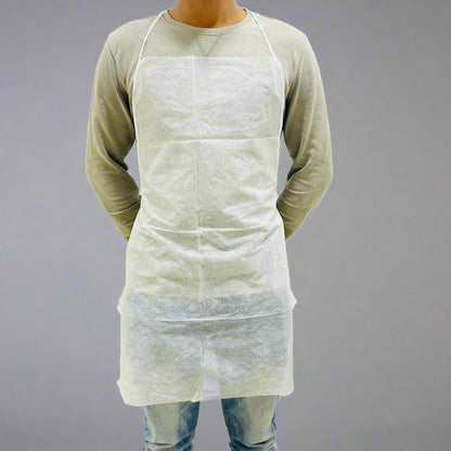 Distash/Defective Disposable White Apron (A) (3pc)