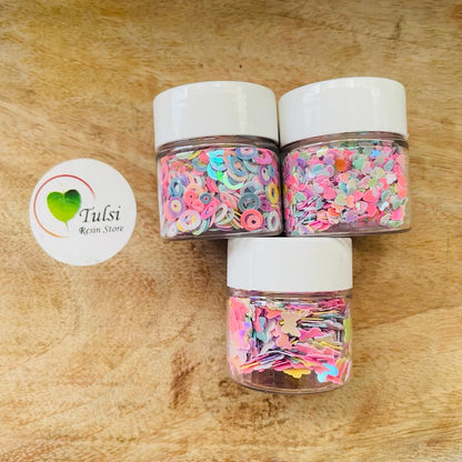 Sequin colourful shakers