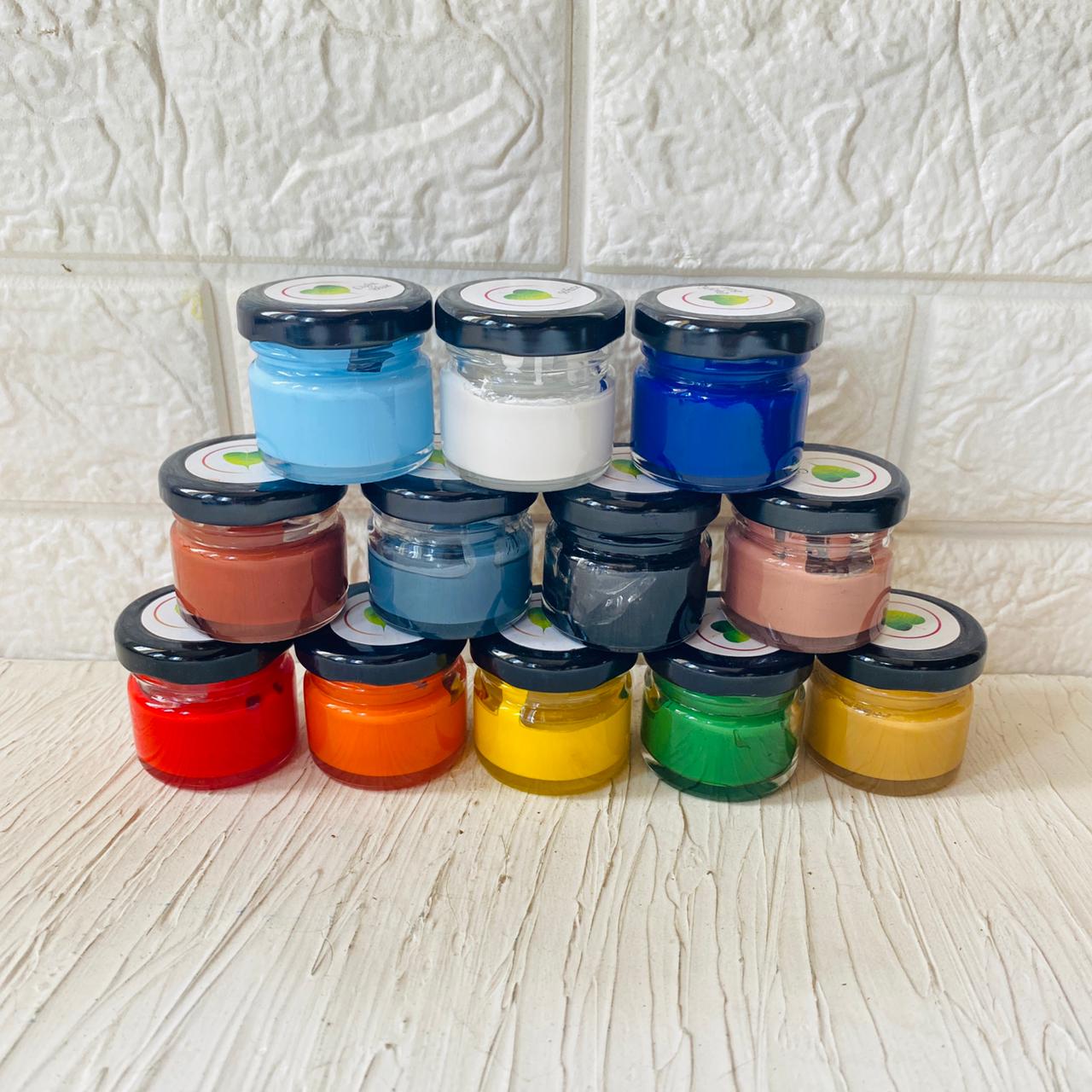 Set of 12 Opaque Pigment Colours