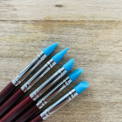 Blue Silicon Brush