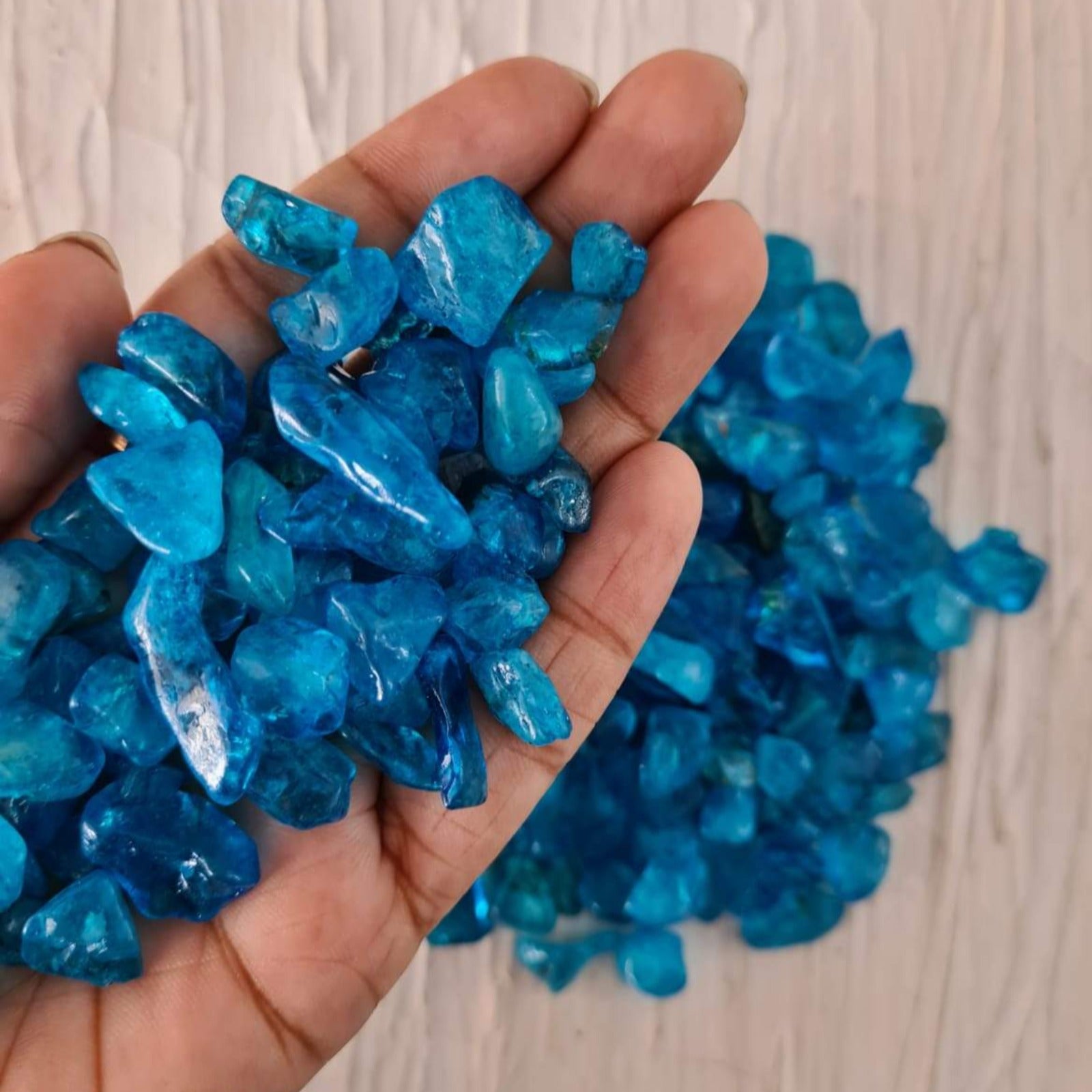 Sky Blue Dyed Crystal