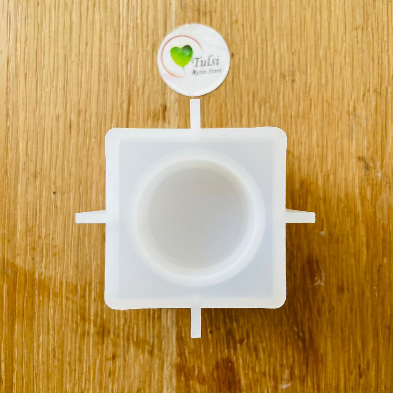 Medium Square T-Light Holder Mould