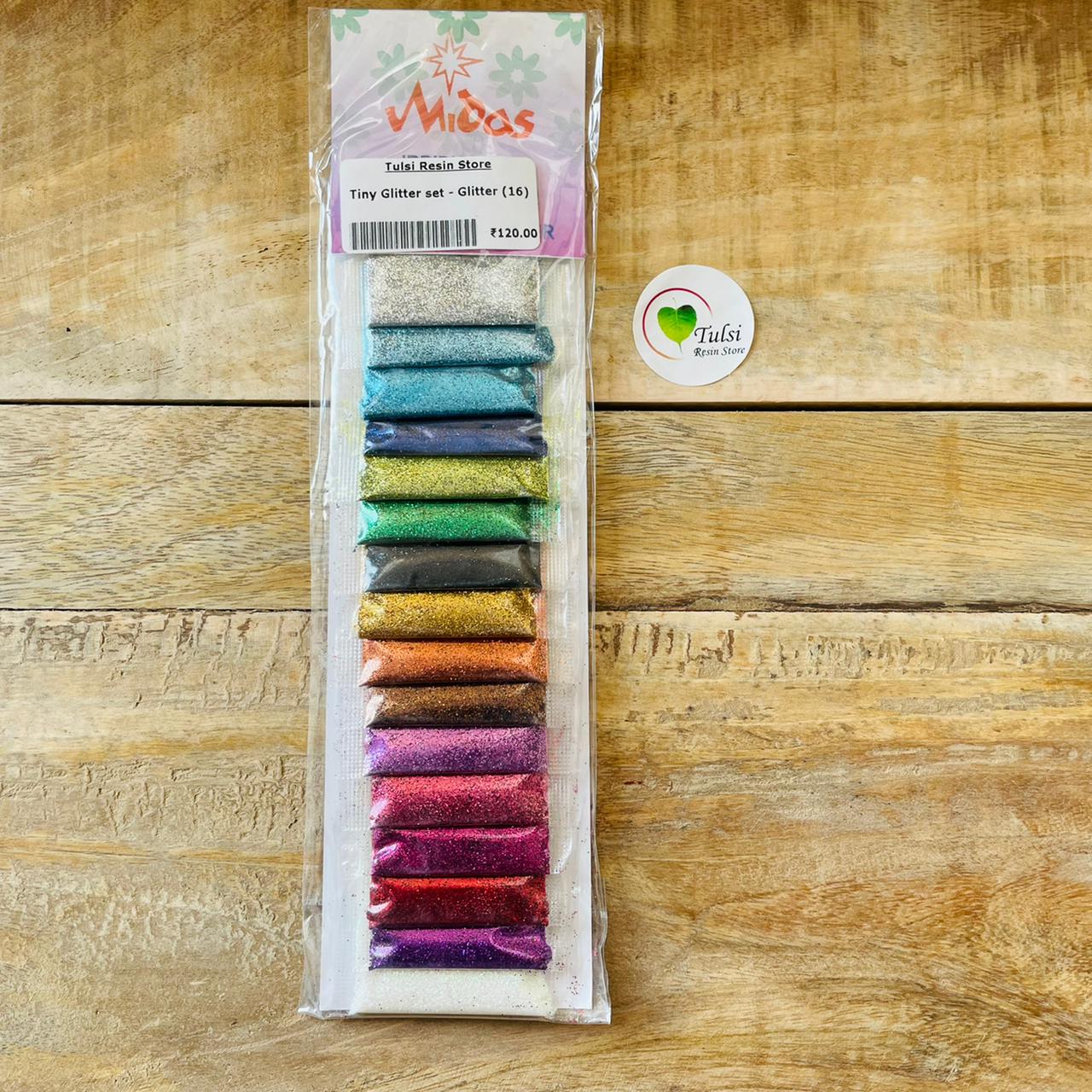 Tiny Glitter set 4 | Tulsi Resin