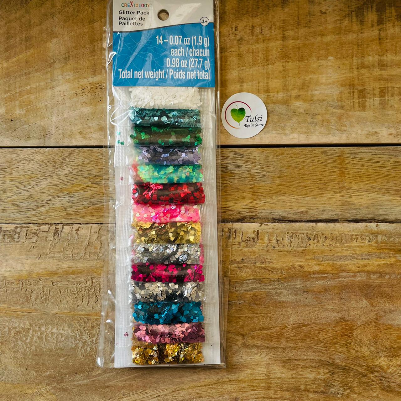 Tiny Glitter set 5 | Tulsi Resin