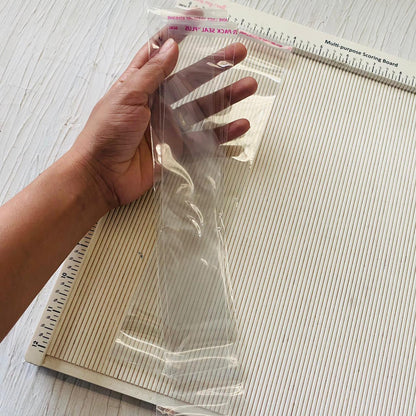 Long Transparent Plastic (20)