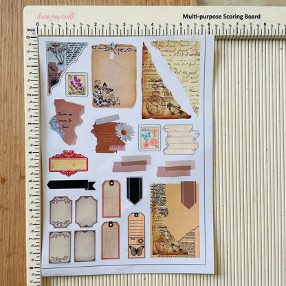 Vintage Sticker Sheet- B