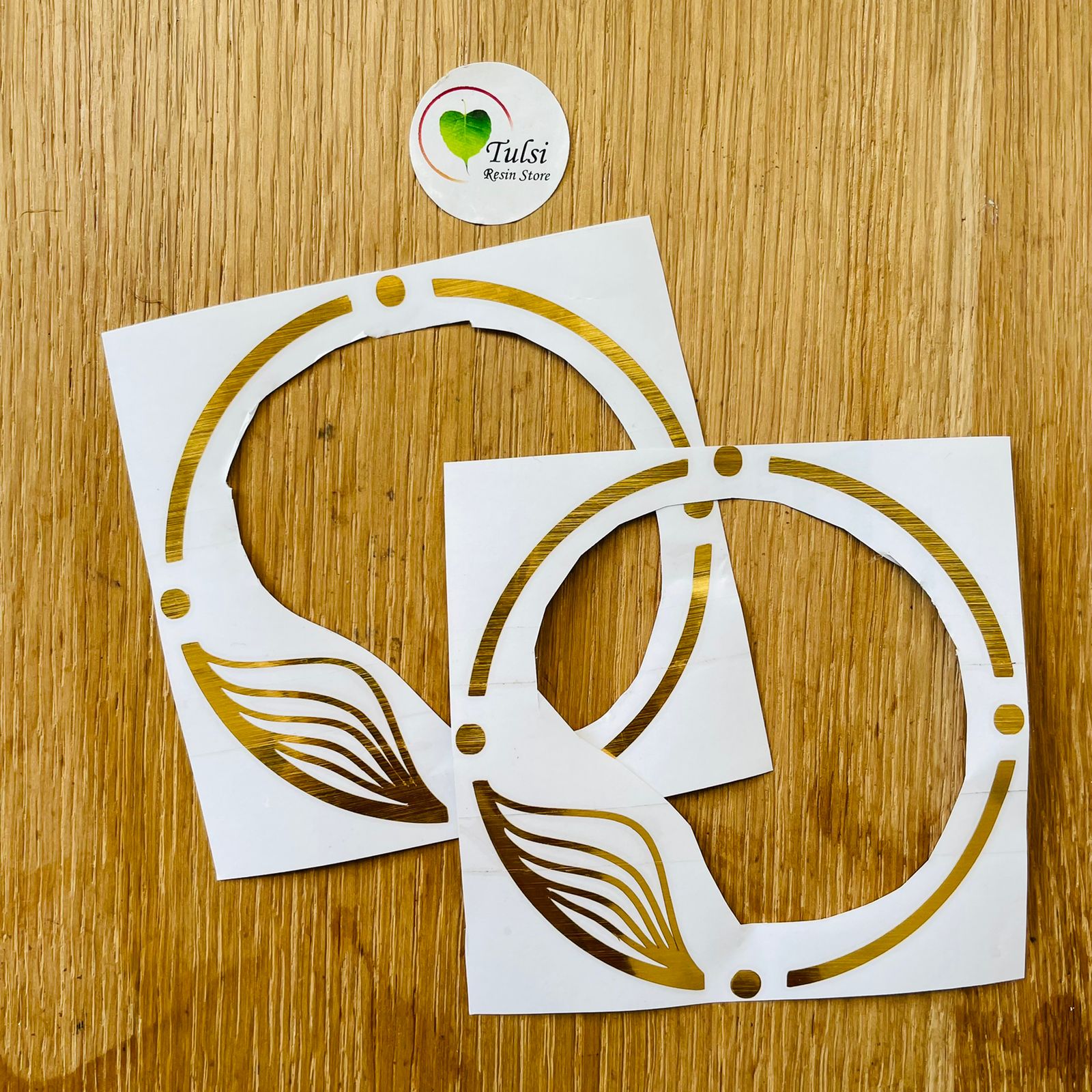 Vinyl Sticker- Abstract Ring – Tulsi Resin Store
