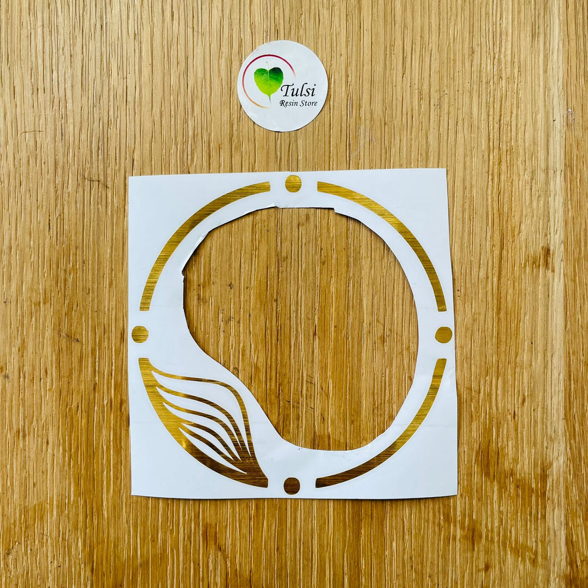 Vinyl Sticker- Abstract Ring – Tulsi Resin Store
