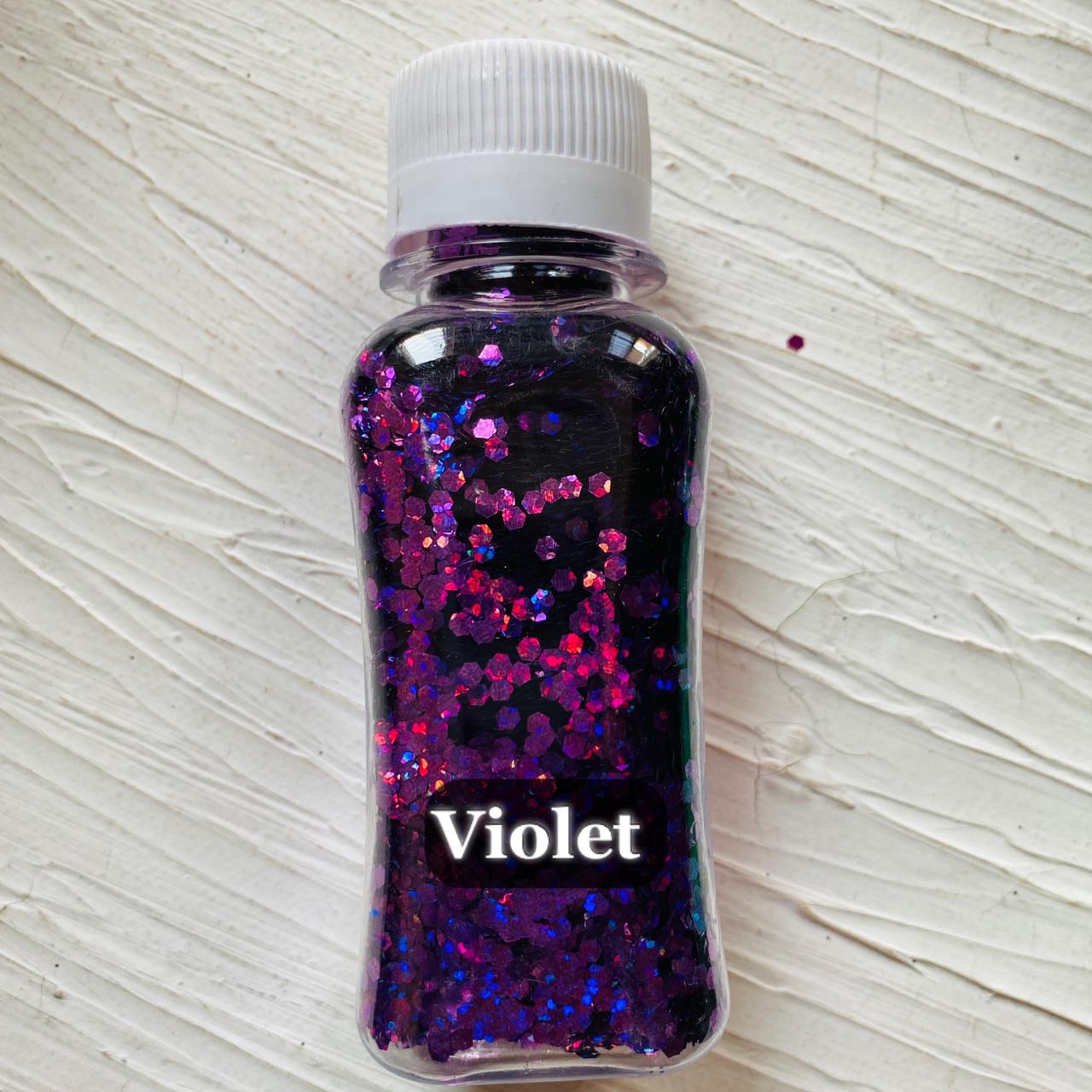 Shaded Chunks - Violet