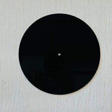 Black Acrylic Clock - Base