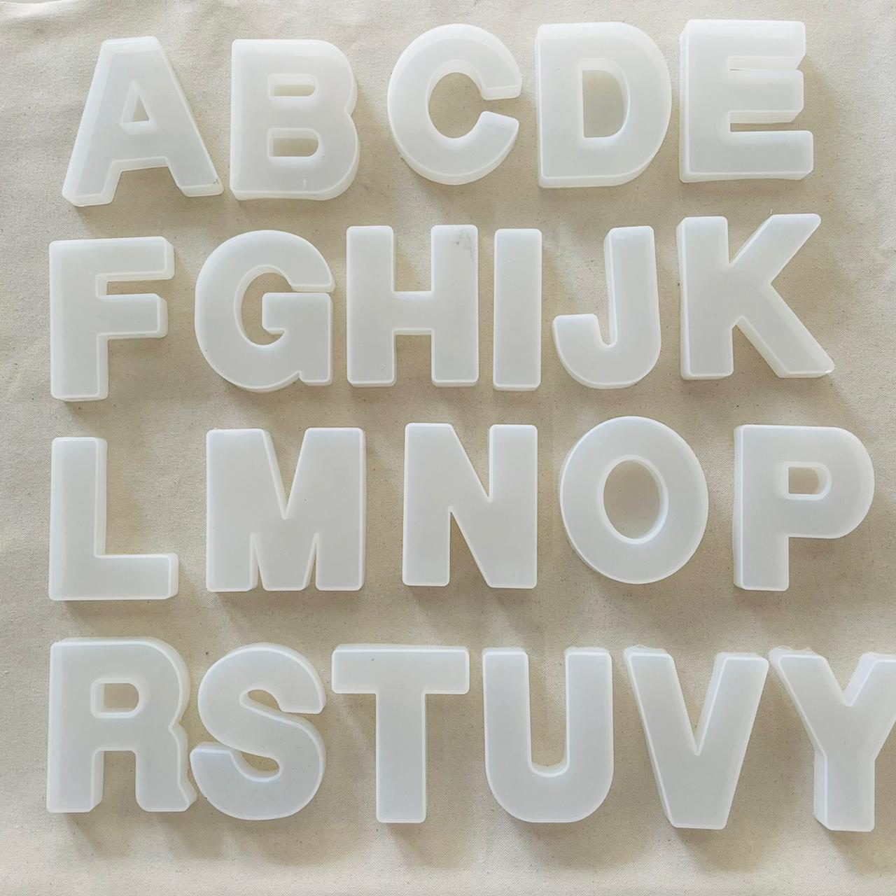 4" Monogram Alphabet Mould