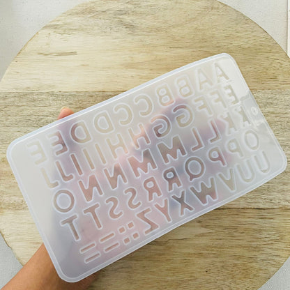 Double Small Alphabet Mould