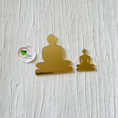 Gold acrylic Mahavir Swami Filled