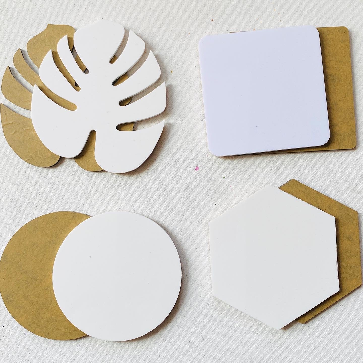Acrylic Coasters (Set of 4) - PAPER AFFAIR DALLAS