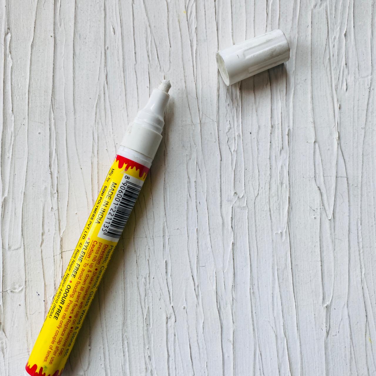 White Resin Marker