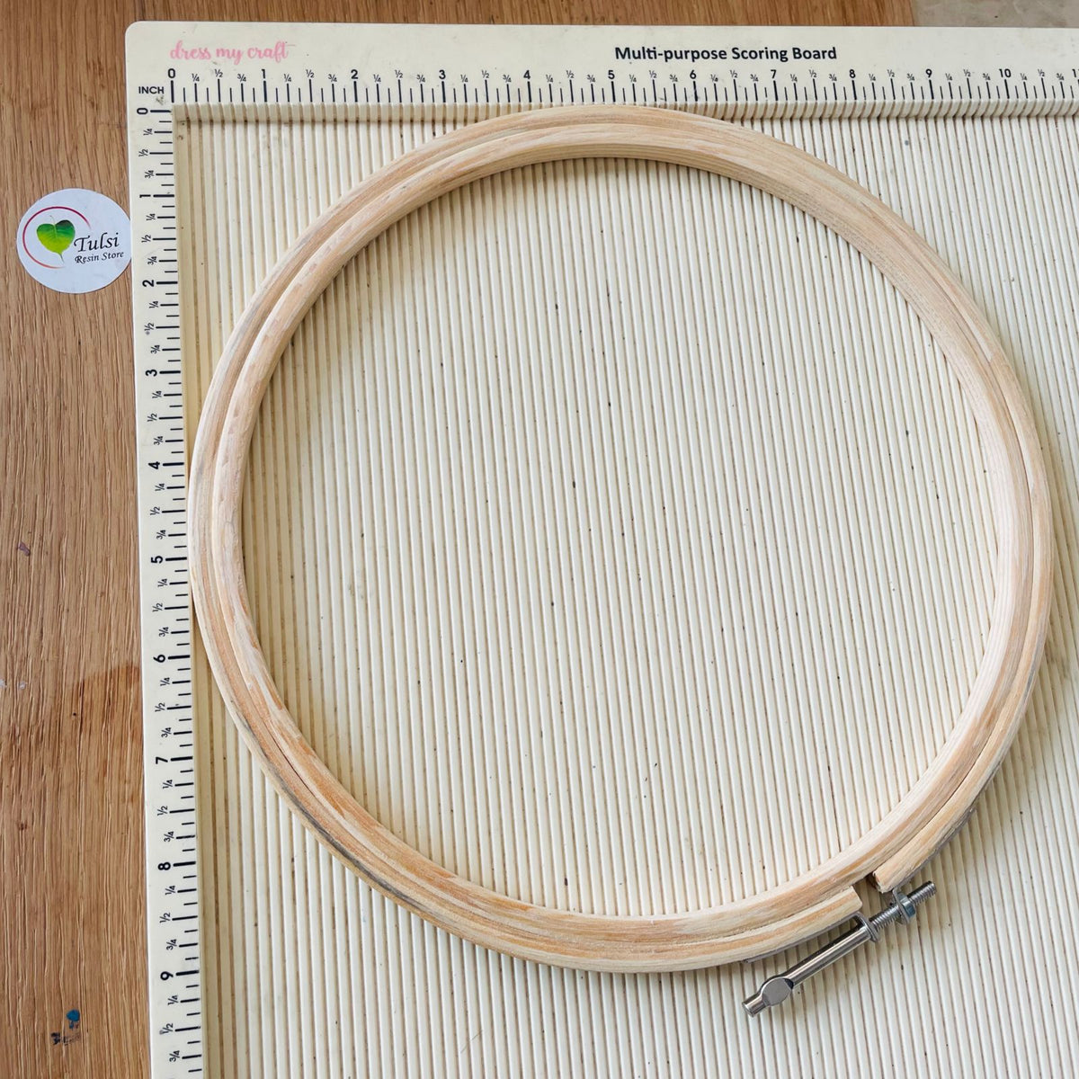 Wooden Embroidery Ring Tulsi Resin Store