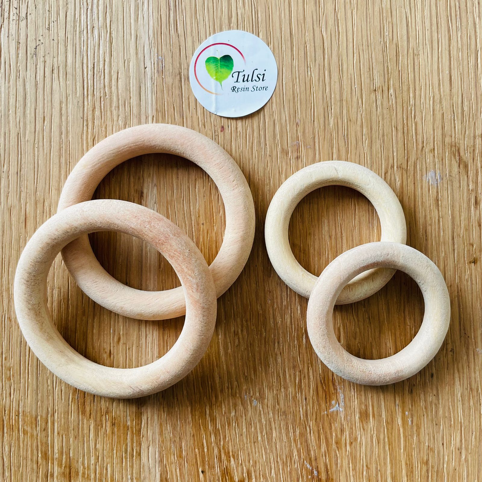 Wooden Rings For Macrame