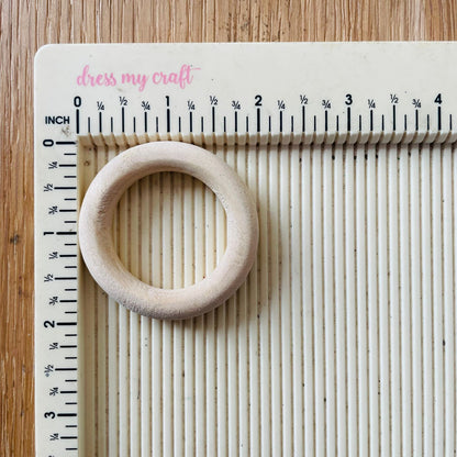 Wooden Rings For Macrame