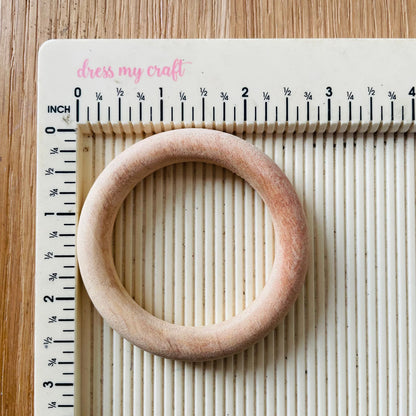 Wooden Rings For Macrame