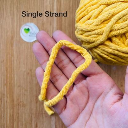 Yellow Macrame Thread