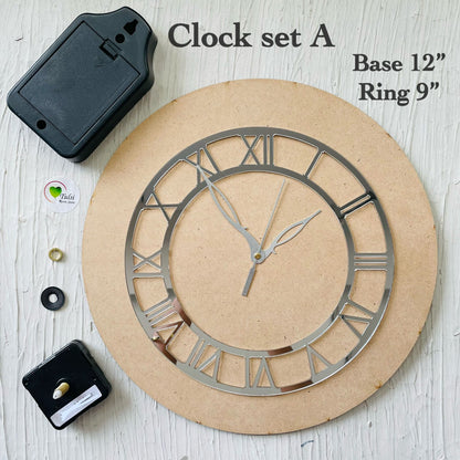 Clock Set With Roman Ring A