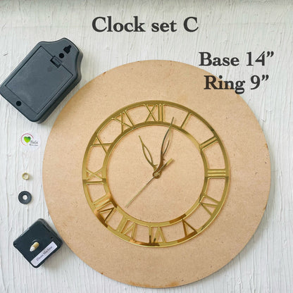 Clock Set With Roman Ring C