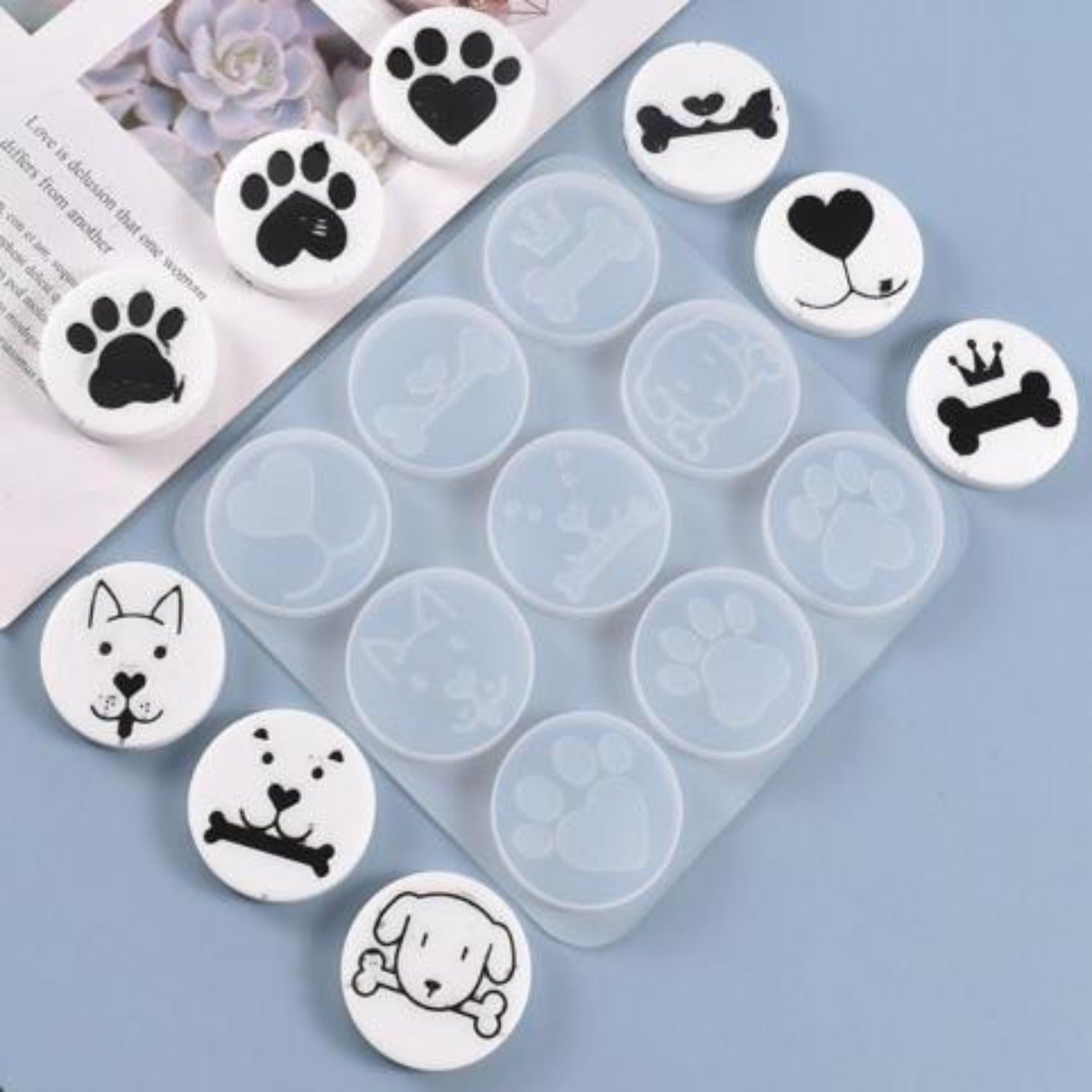 9 Pcs Popsocket Mould